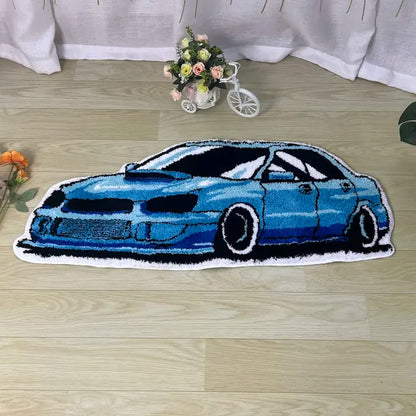 Drifters Car Racing Rug