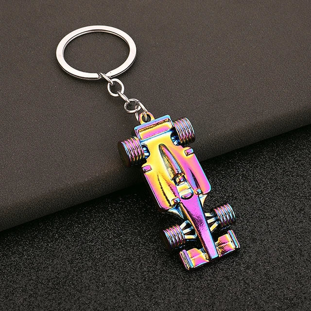 F1 Racing Car Keychain