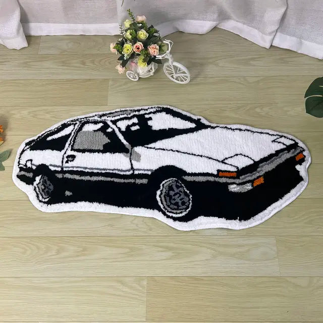 Drifters Car Racing Rug