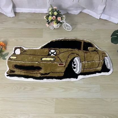 Drifters Car Racing Rug