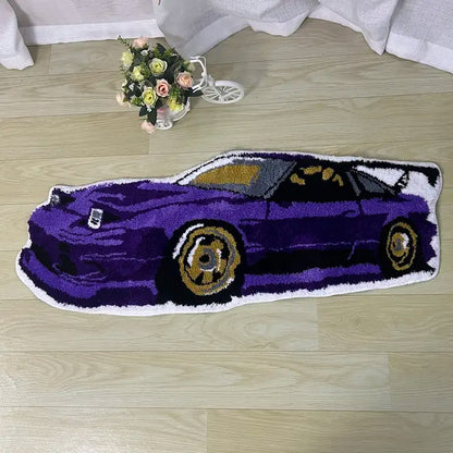 Drifters Car Racing Rug